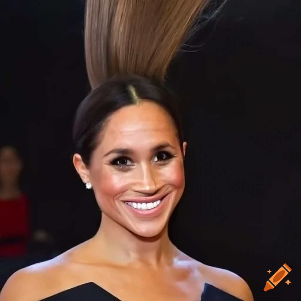 Hairstylist Styling Long Hair On A Meghan Markle Styling Head
