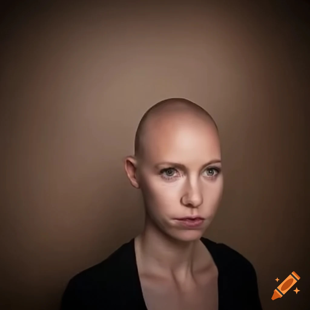 Woman With A Shaved Head