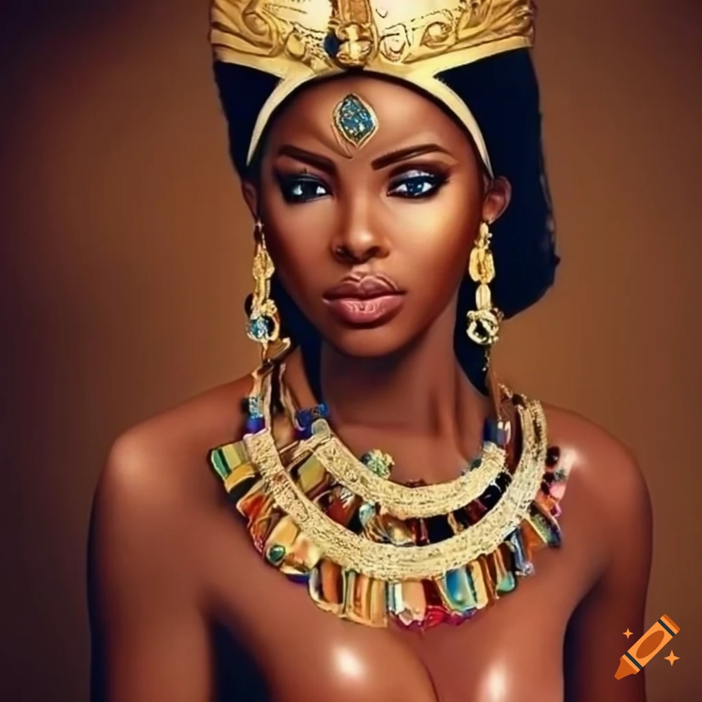 Beautiful Nubian Queen On Craiyon