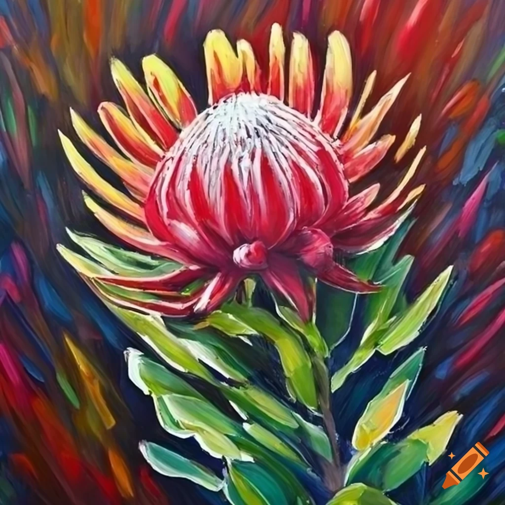 Adult Paint by Numbers with Frame - King Protea, Iconix