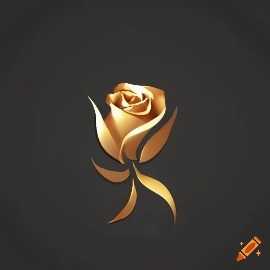 Sticker Black rose logo - PIXERS.US