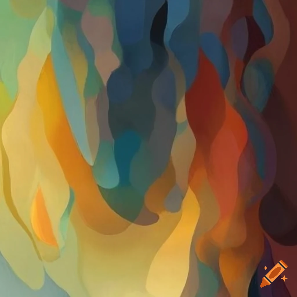 Abstract cubist wild textured enthusiasm on Craiyon