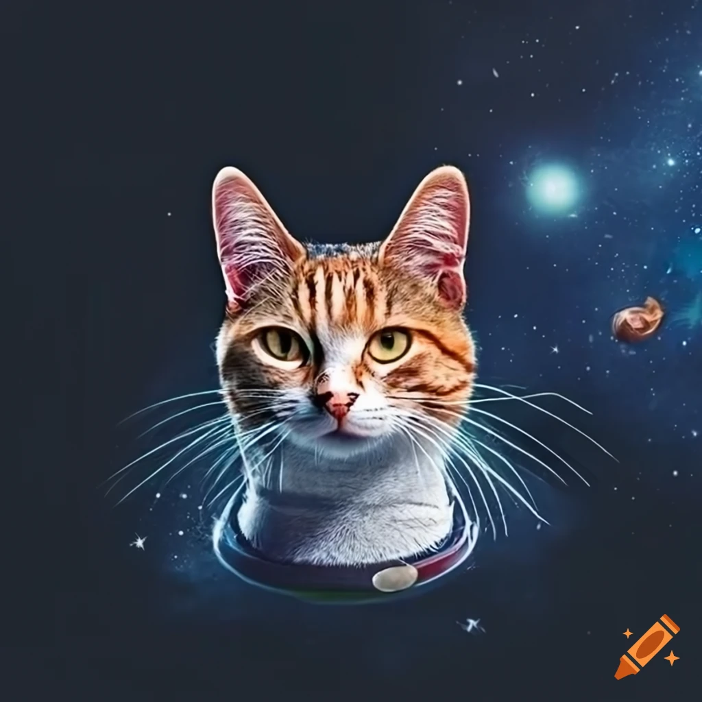 Cats in space on Craiyon