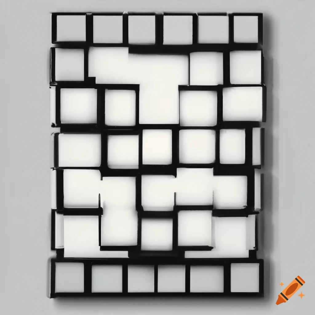 6x6 pixel weiß, 6x6 pixel schwarz, karriert on Craiyon