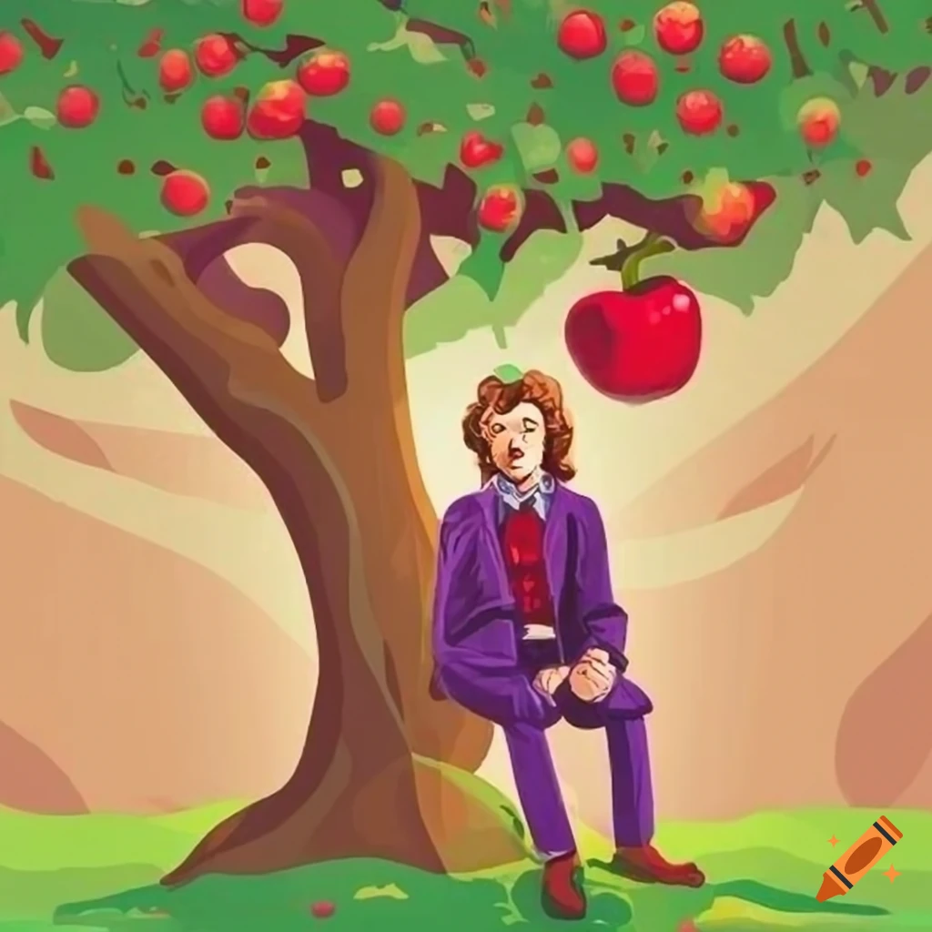 newton apple falling