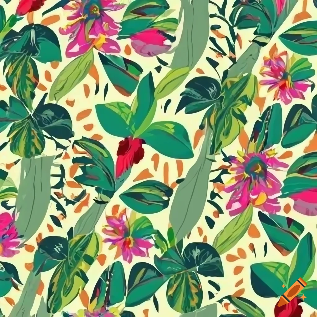 graphic design flower patterns