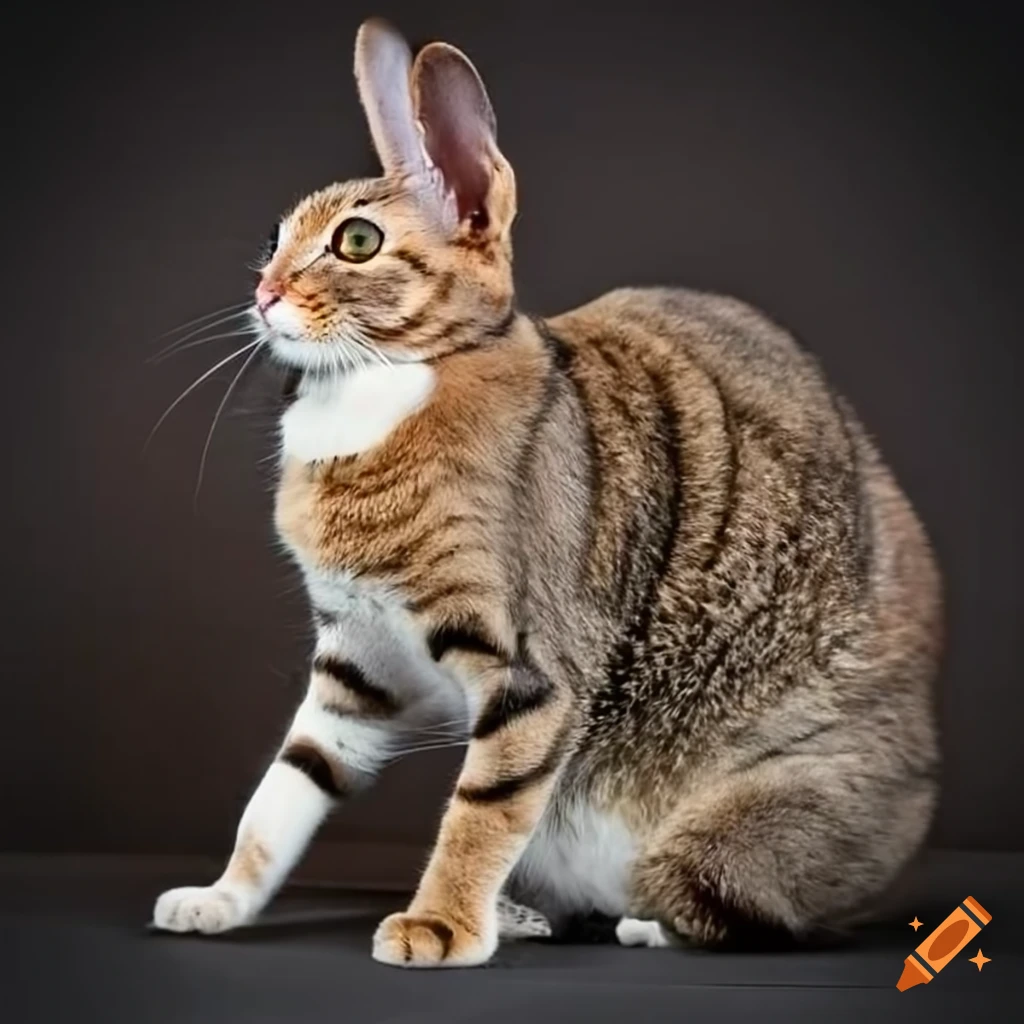 Part Cat part rabbit on Craiyon