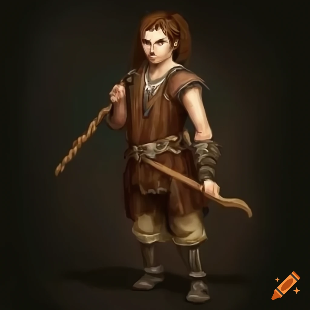 A Short Kender Wielding A Wooden Staff And Shortsword Fantasy comedian-does-spot-on-spoof-of-typical-celebrity-apology-videos
