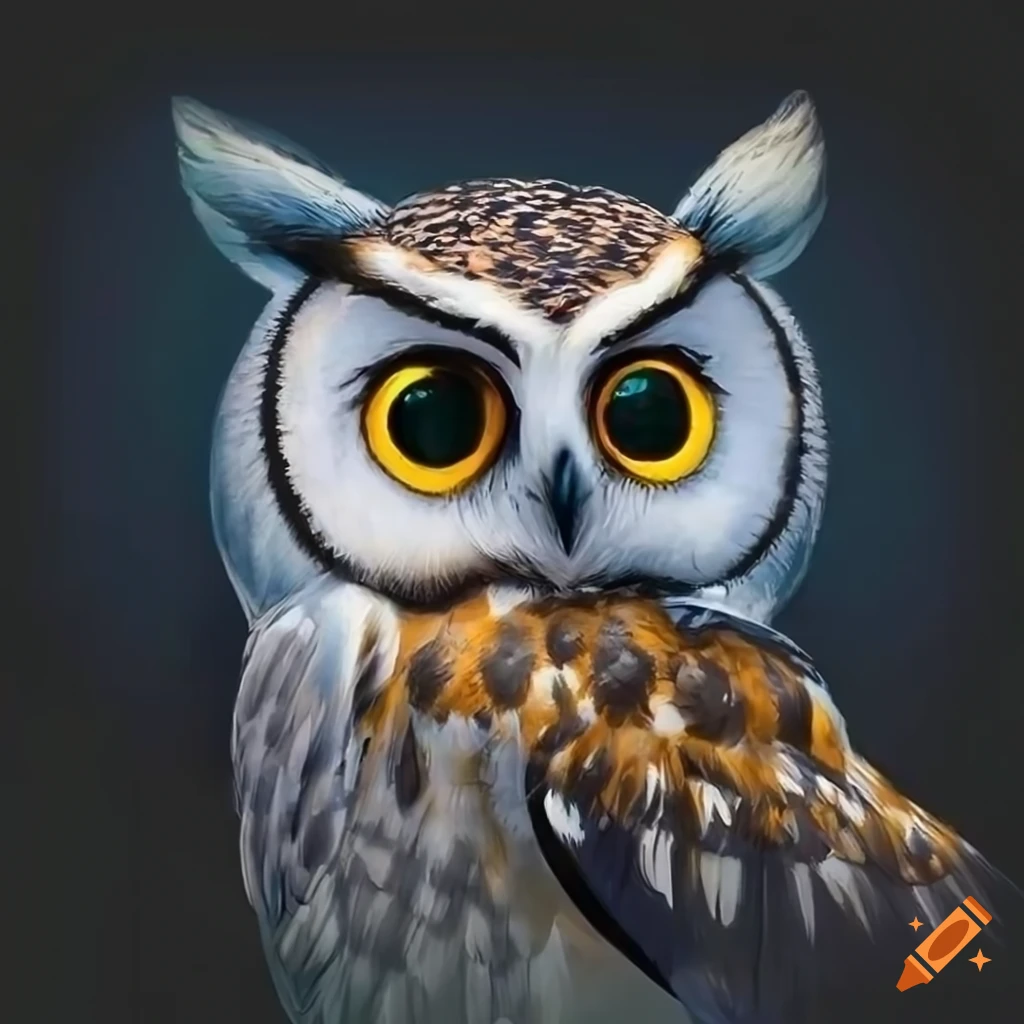 Super realistic owl