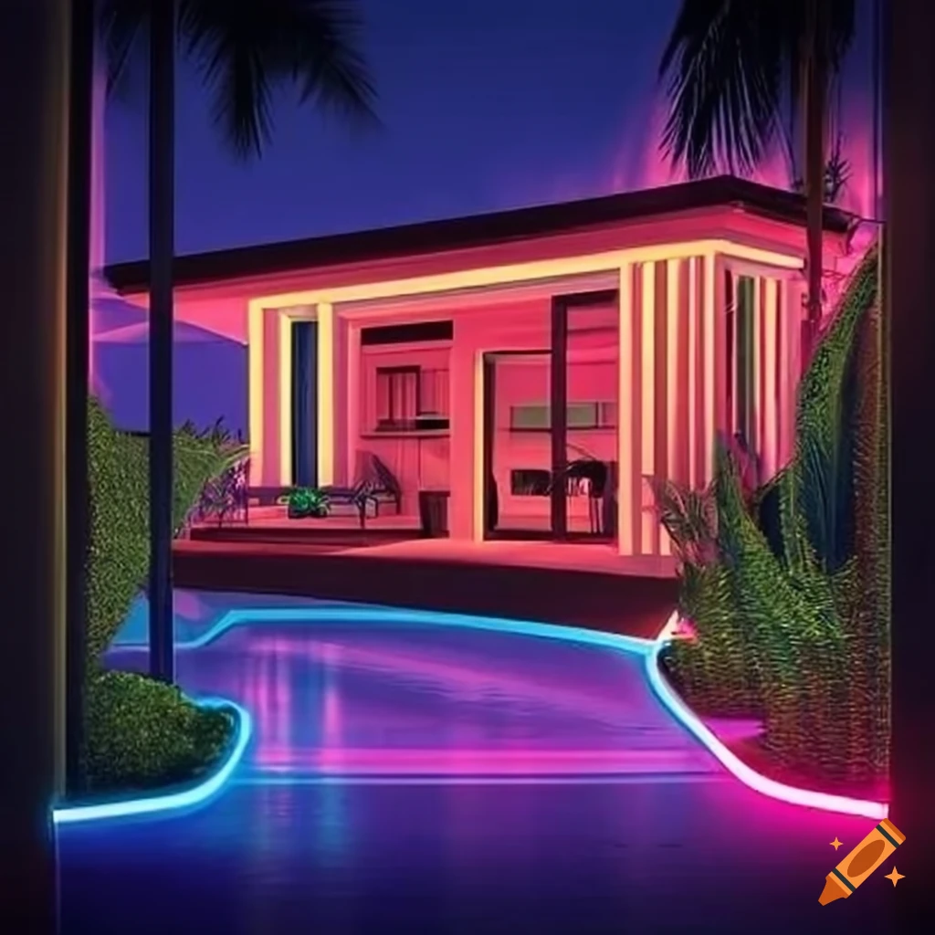 neon house