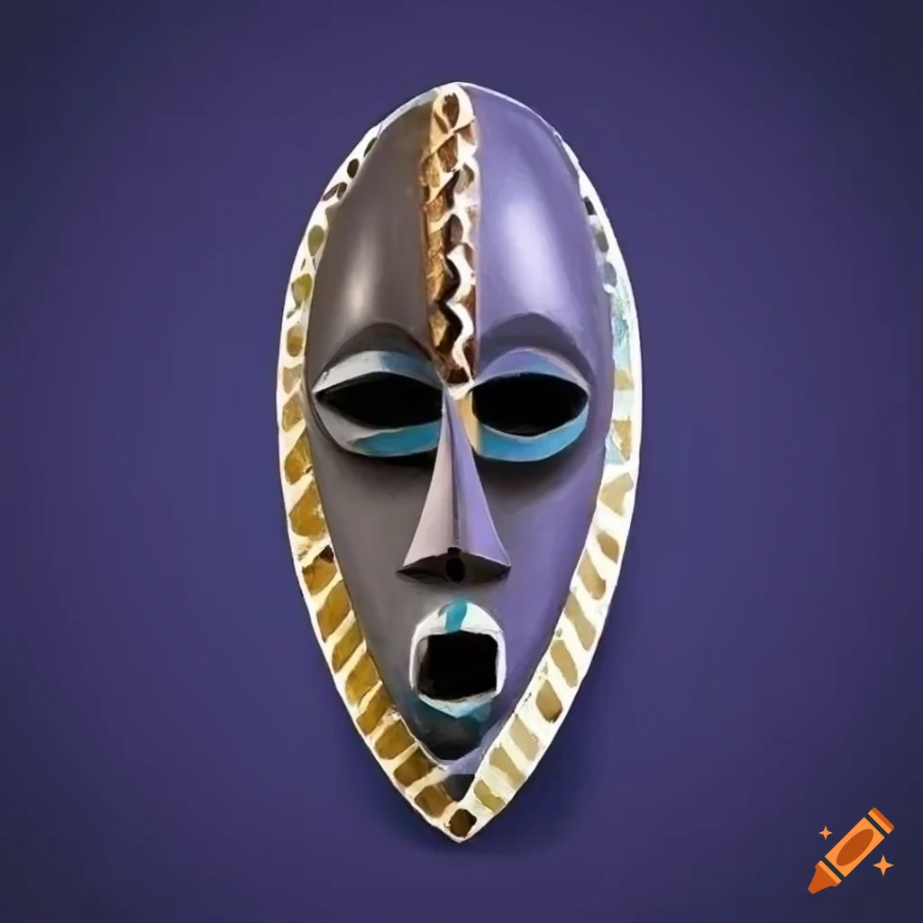Abstract african mask