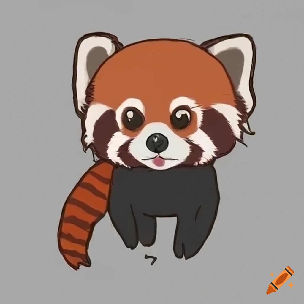 Red panda cute friendly smart on Craiyon