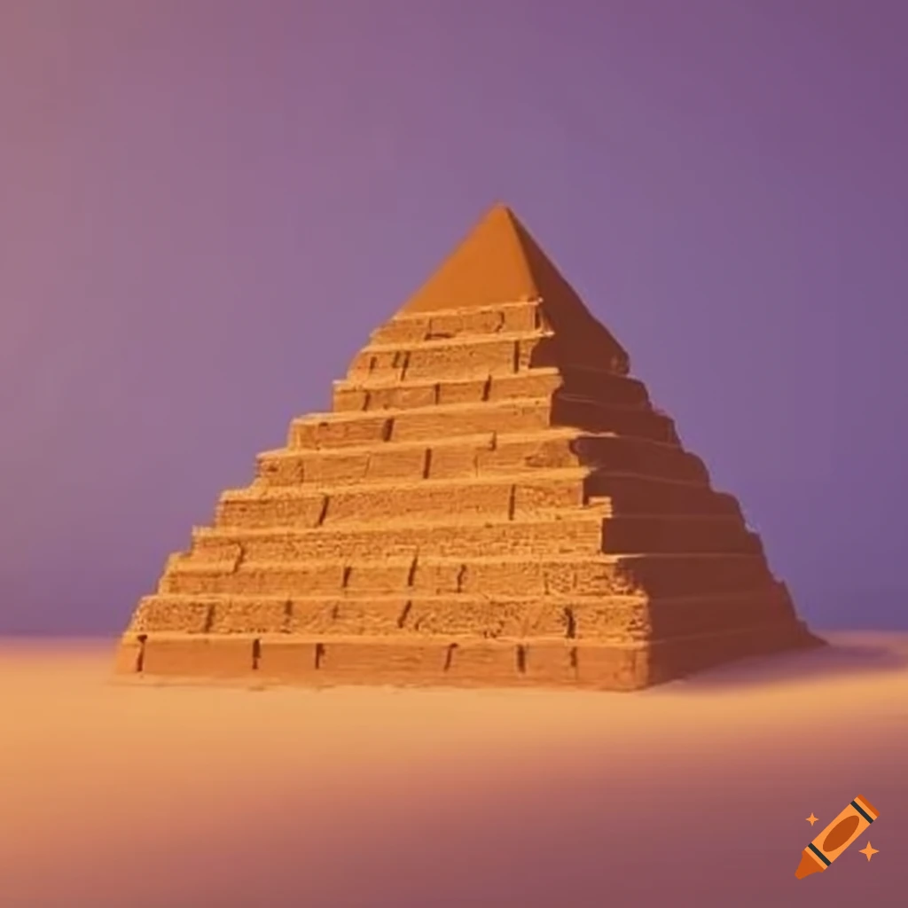 how to draw a egyptian pyramid