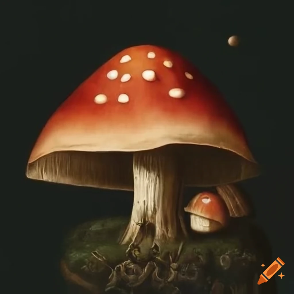 A medieval illuminated manuscript of instructions for growing mushrooms