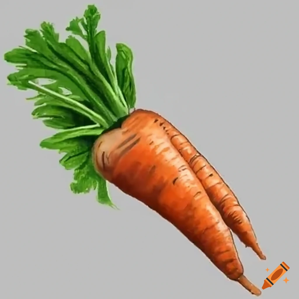Various types of carrot illustration Stock Photo - Alamy