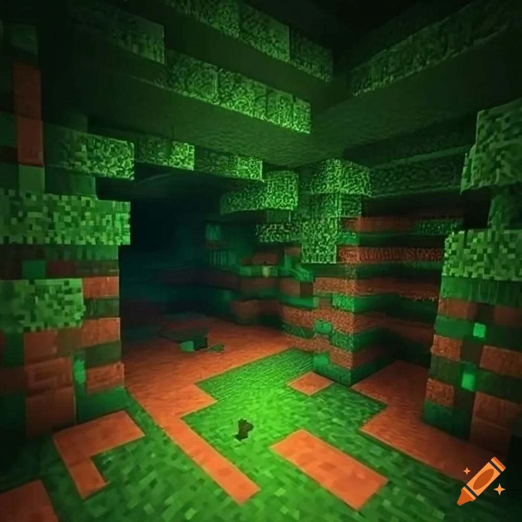 Minecraft Cave Background