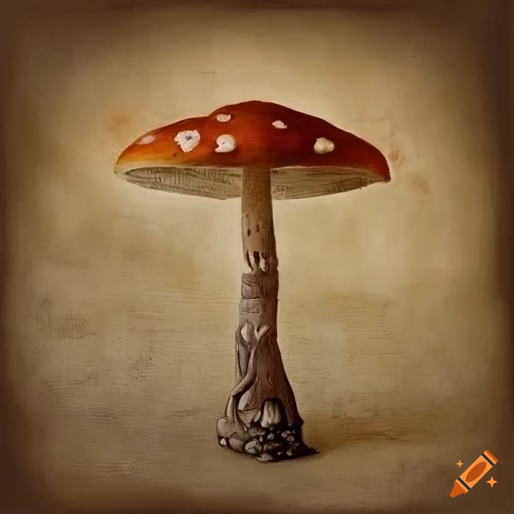 A medieval illuminated manuscript of instructions for growing mushrooms
