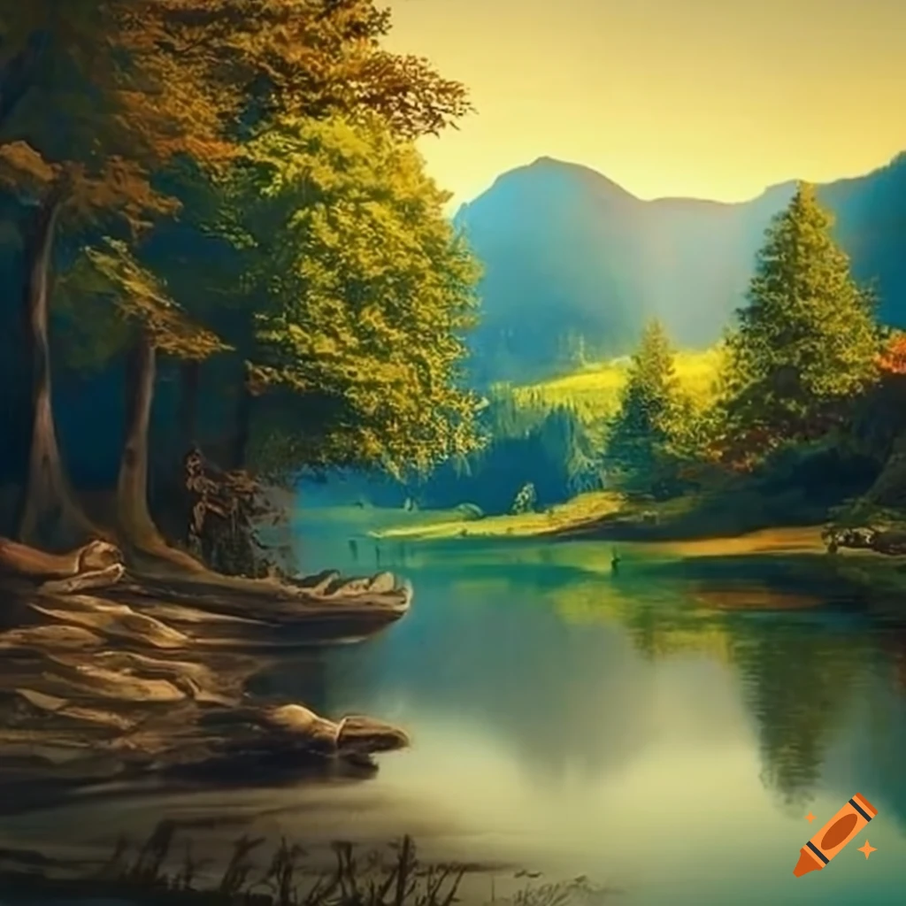 Wunderschöne landschaft