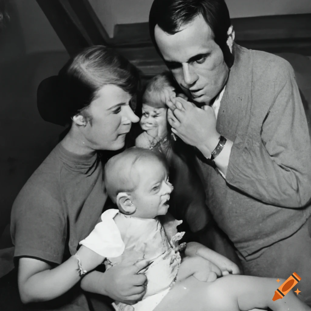 Photograph of a family enjoying a baptism in the 1970 , south of spain