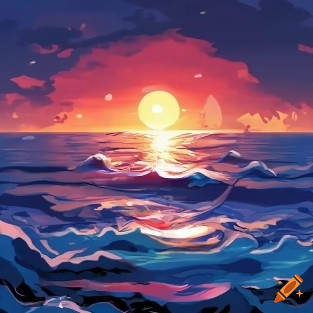 Anime Ocean Backgrounds Night, malam musim panas anime Wallpaper HD | Pxfuel-demhanvico.com.vn