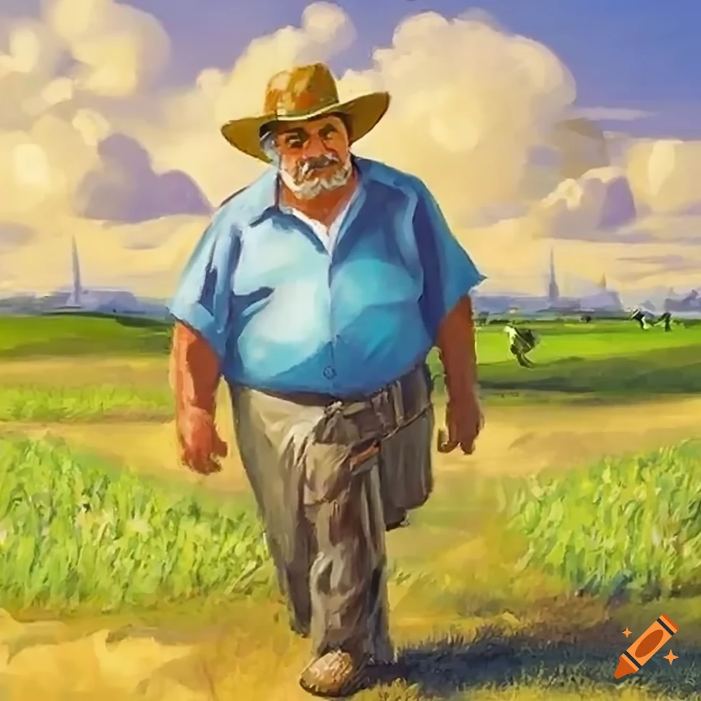 Chubby ex-president jose mujica wearing an untucked guayabera walking ...