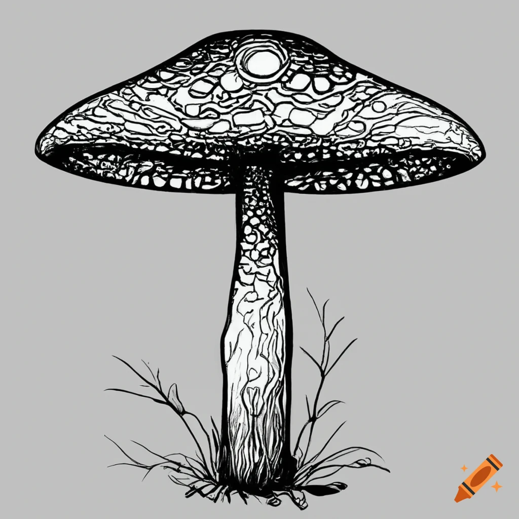 How to draw Mushroom | Mushroom drawing step by step | Easy drawing for  beginners. | Mushroom drawing, Easy drawings, Pencil colour painting