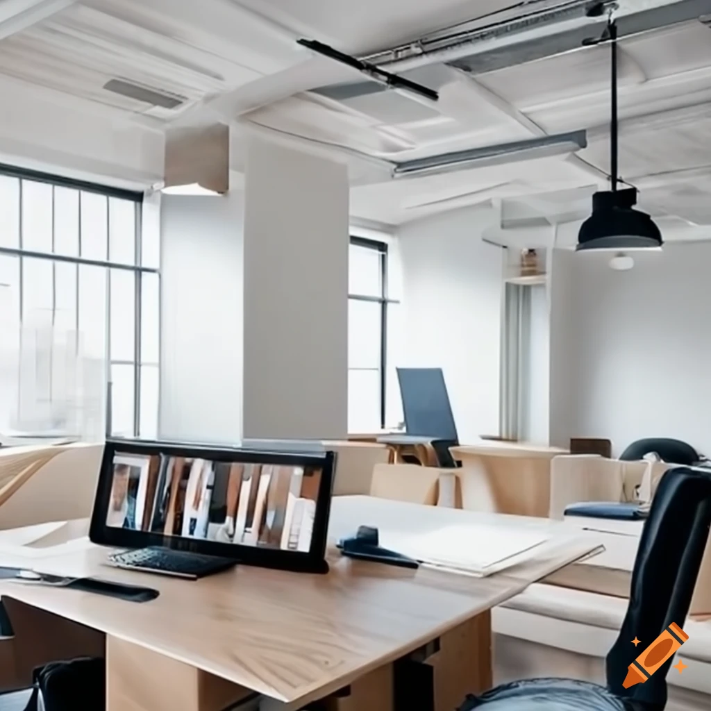 High resolution, office zoom background