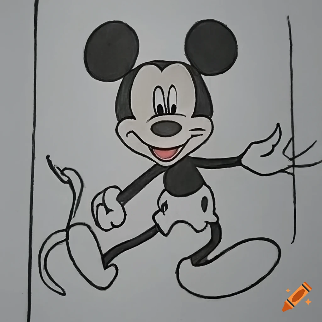 Top more than 174 mickey mouse simple drawing