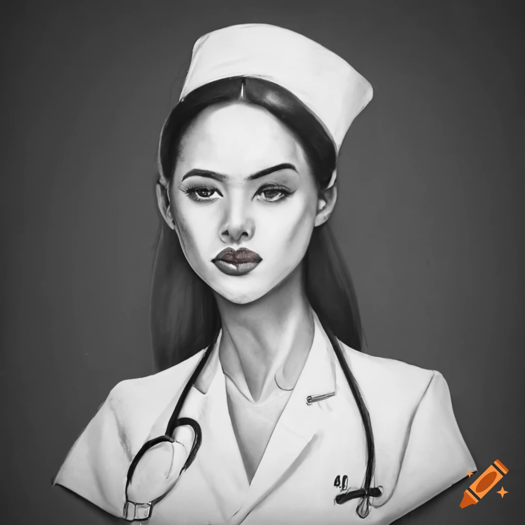 Nurse icon in color drawing. Medical healthcare Stock Vector Image & Art -  Alamy