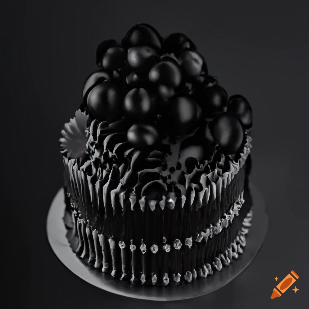 10 Pretty Black Cakes | Colorful wedding cakes, Beautiful wedding cakes,  Wedding cakes