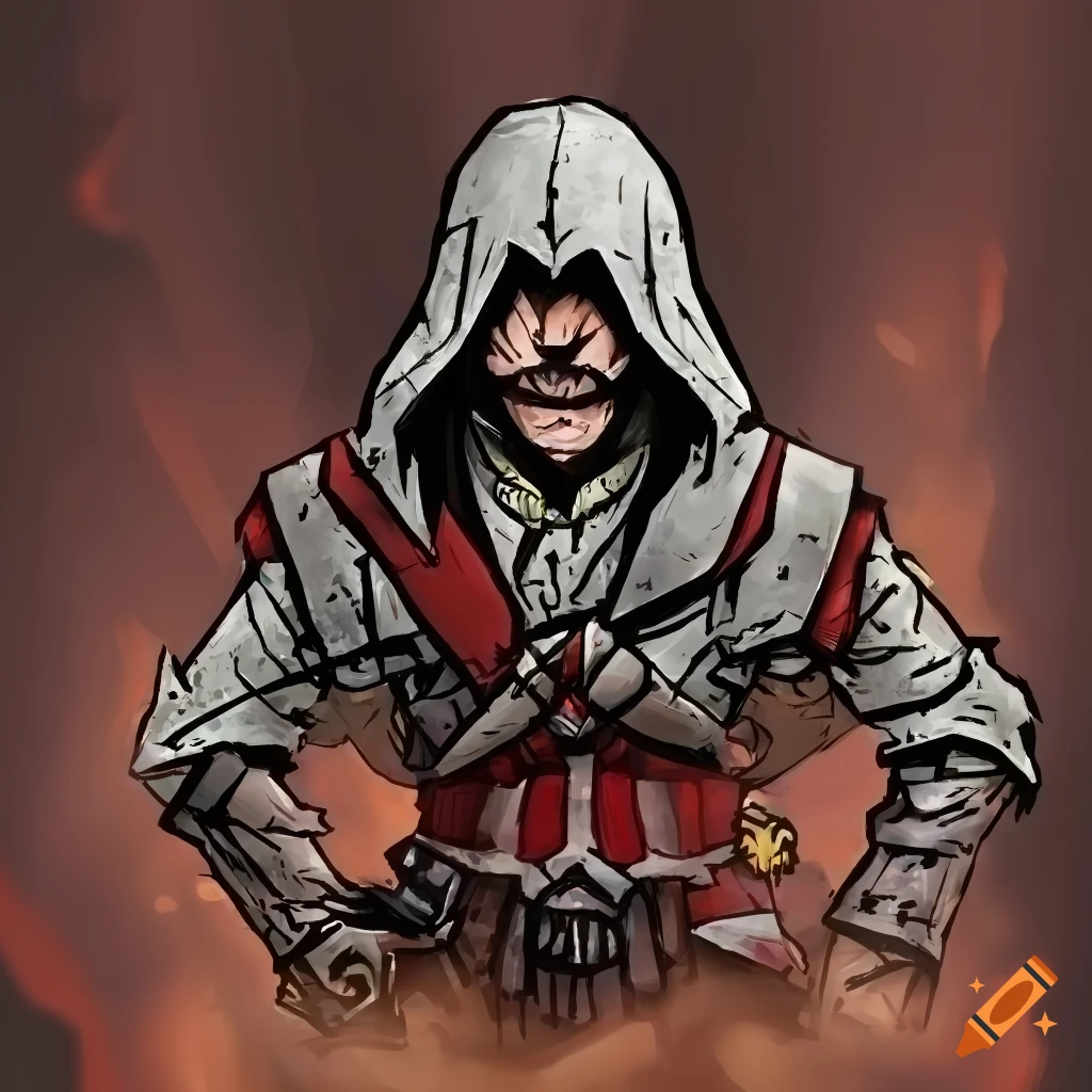 Assassin's creed costume on Craiyon