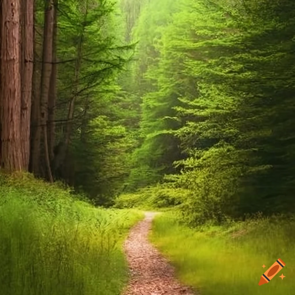 Tallgrass valley leading into grand woods