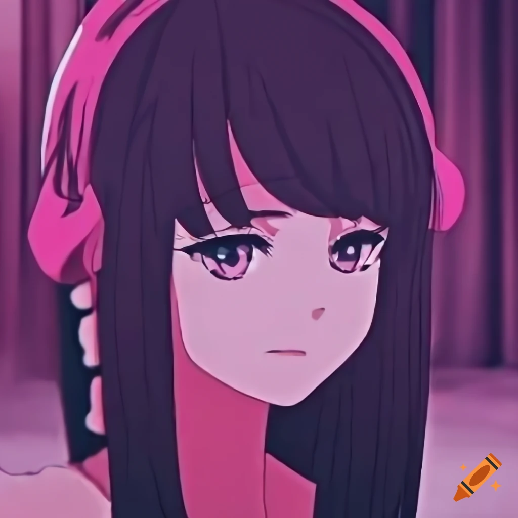 Anime icon girl