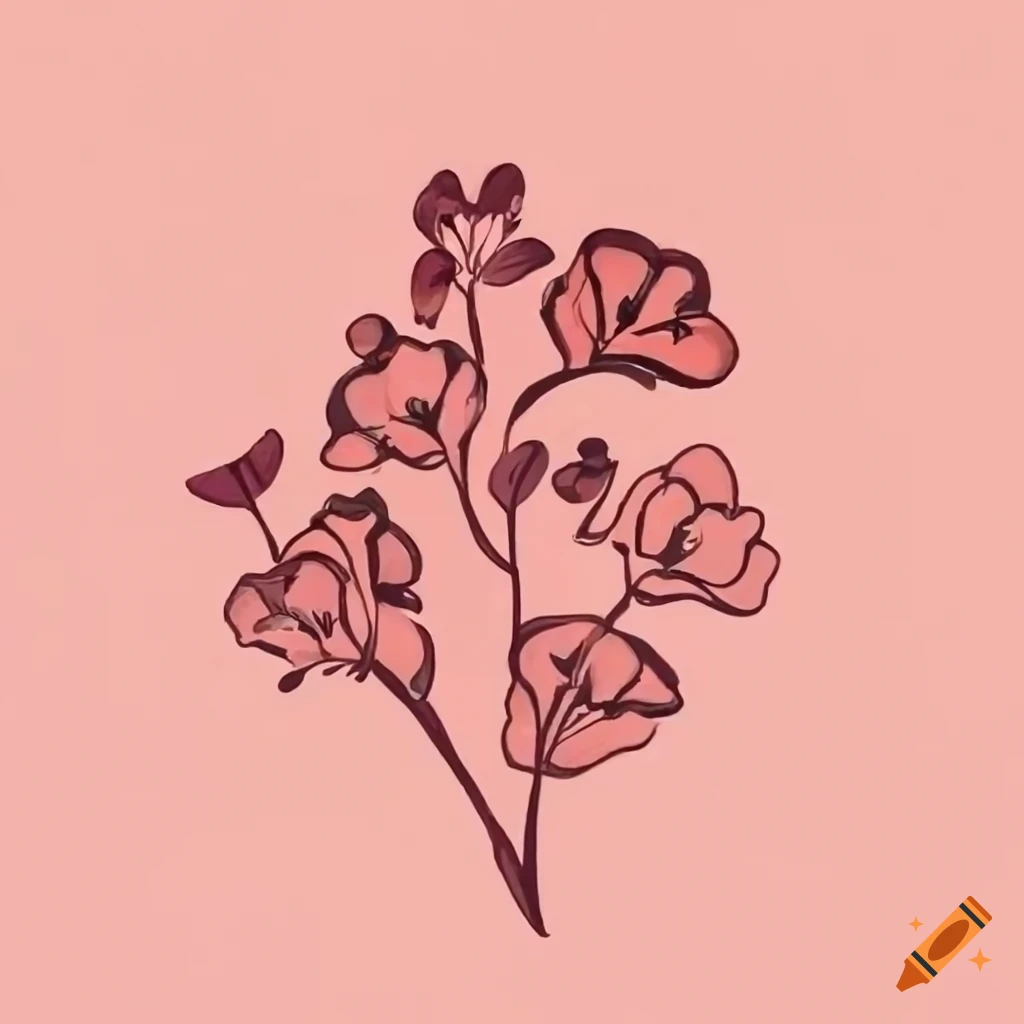 Beauty face with flowers line drawing art minimalism style. Woman with and  flowers. vector illustration design EPS10. 4941429 Vector Art at Vecteezy