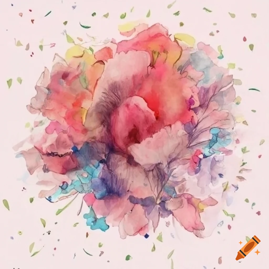 Watercolour Backgrounds With Tissue Paper