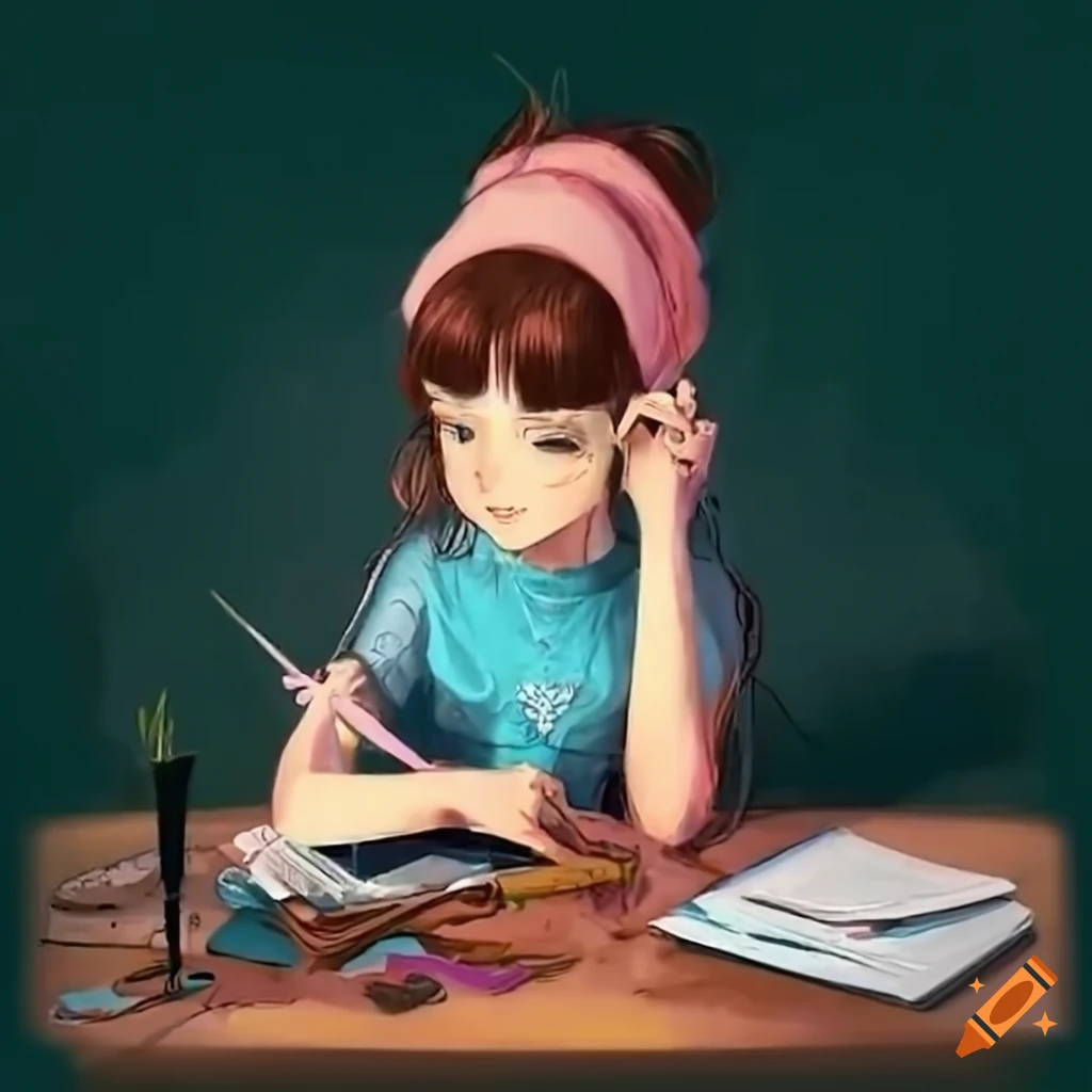 Anime homework star GIF - Find on GIFER