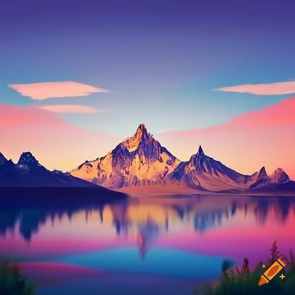 horizon wallpaper mountain