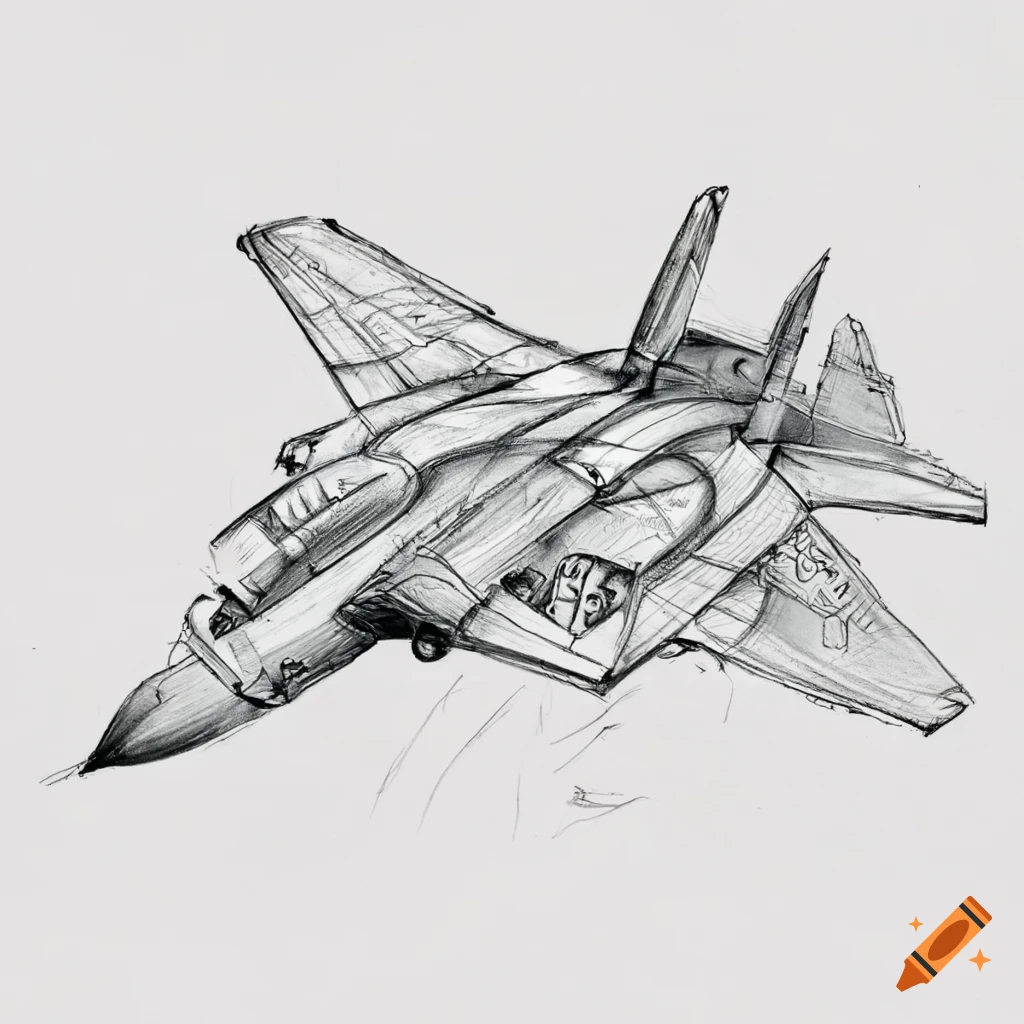Jet Fighter Drawing High-Res Vector Graphic - Getty Images