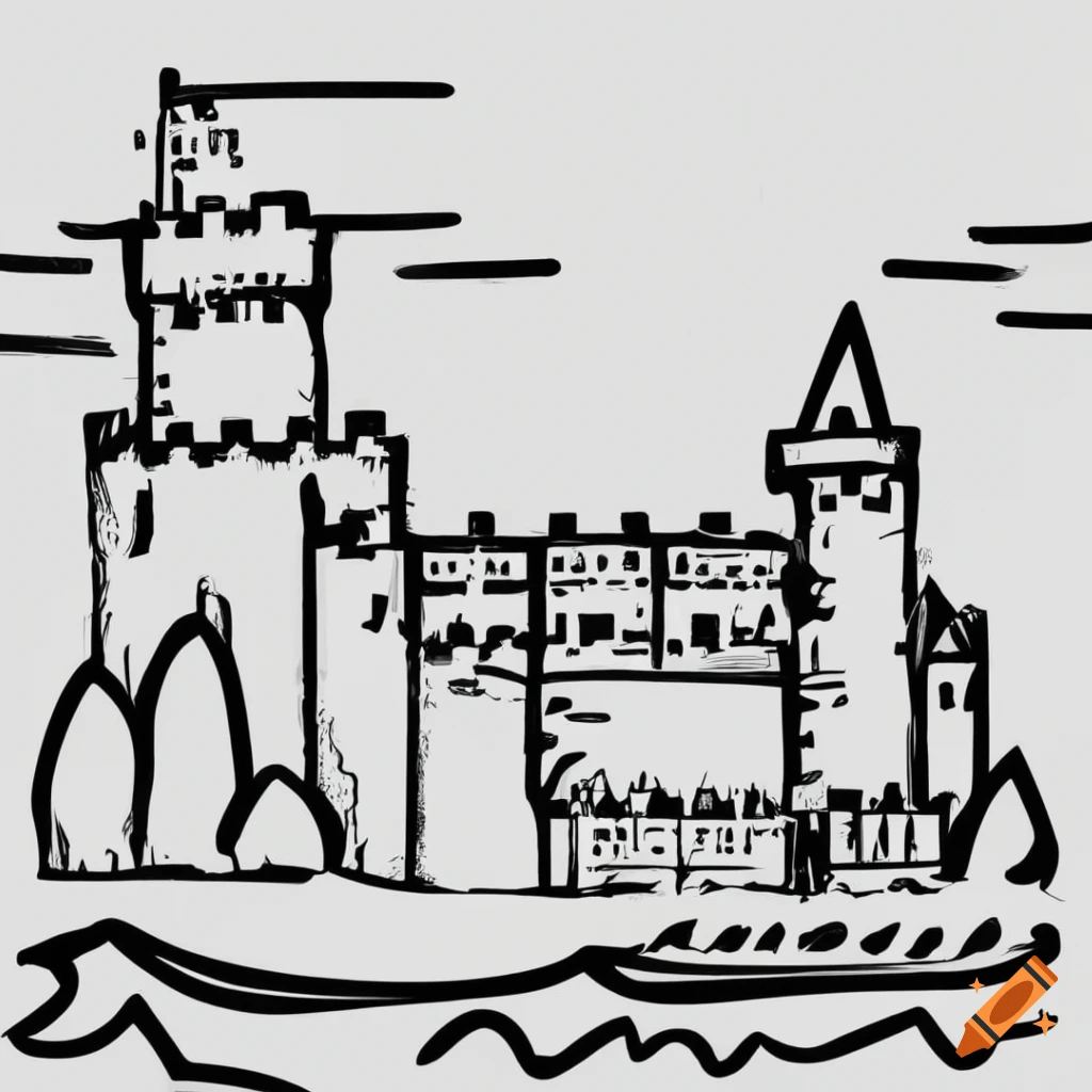 How to Draw an Isometric Castle Icon On Your Fantasy Map — Map Effects