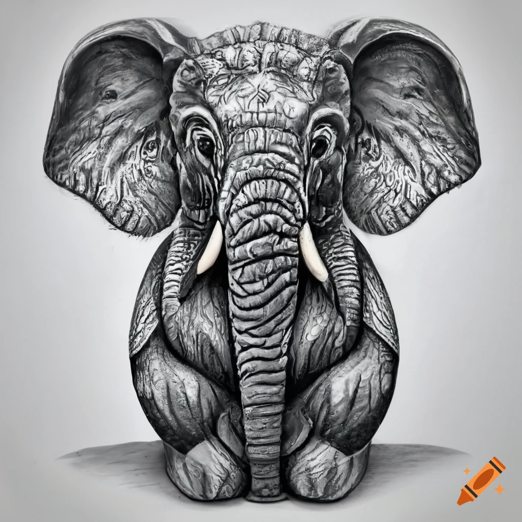 Elephant nesting dolls on Craiyon