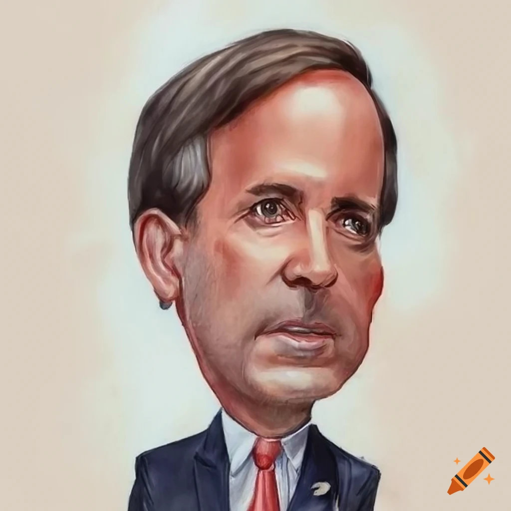Caricature of texas attorney general ken paxton on Craiyon