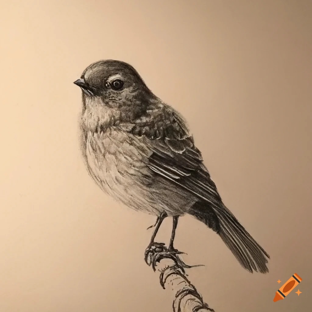 simple bird drawing