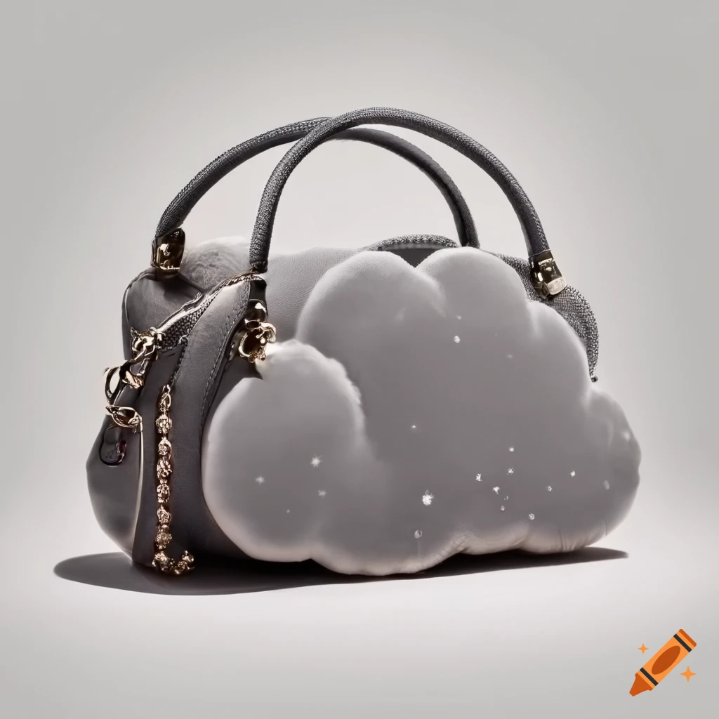 Black Cloud Shaped Evening Purse Decorated With Rhinestones | SHEIN USA