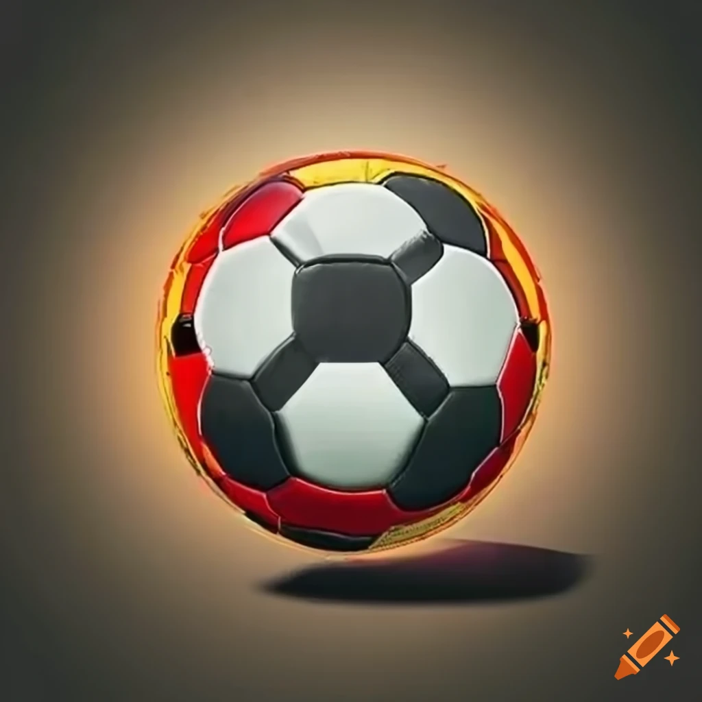 Logo de equipo de fútbol combinado de alemania y cosas matemáticas