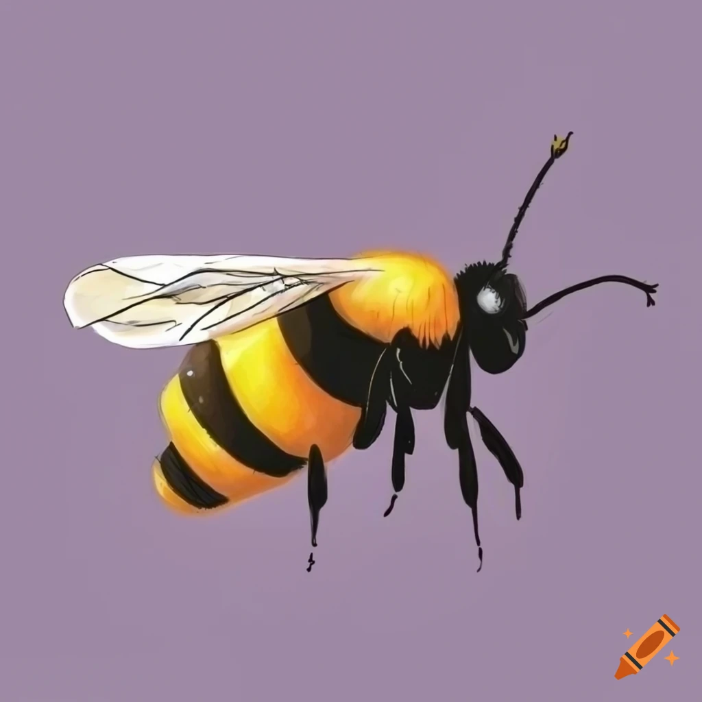 How to Draw a Cute Bee 🐝 #drawtoocute #htdraw #bee #cute #shorts #dr... |  TikTok