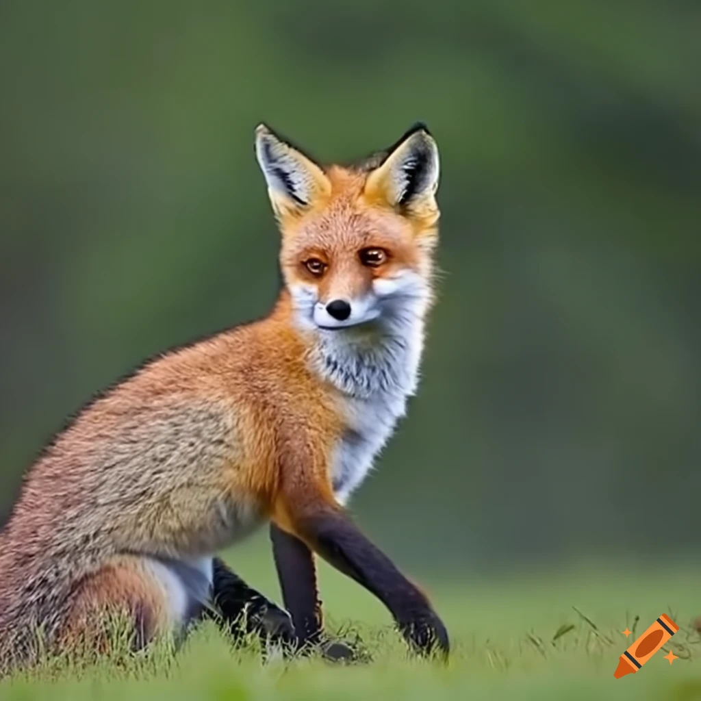 Fox playing