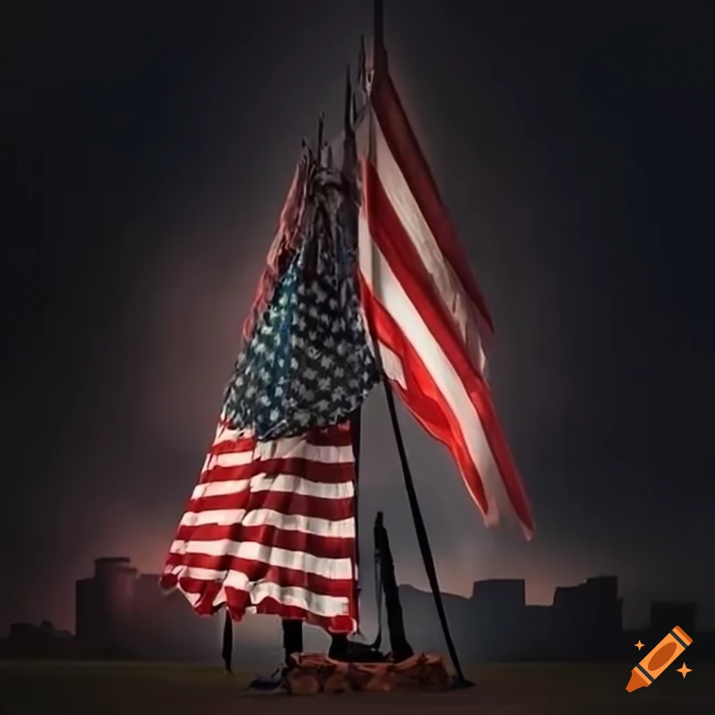 Memorial of fallen heroes paying tribute to their bravery