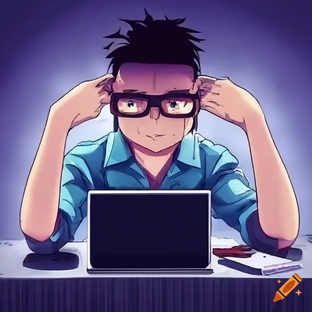 Man Multitasking Watching A Film And Taking Notes On Computer On Craiyon Man multitasking watching a film and taking notes on computer on craiyon