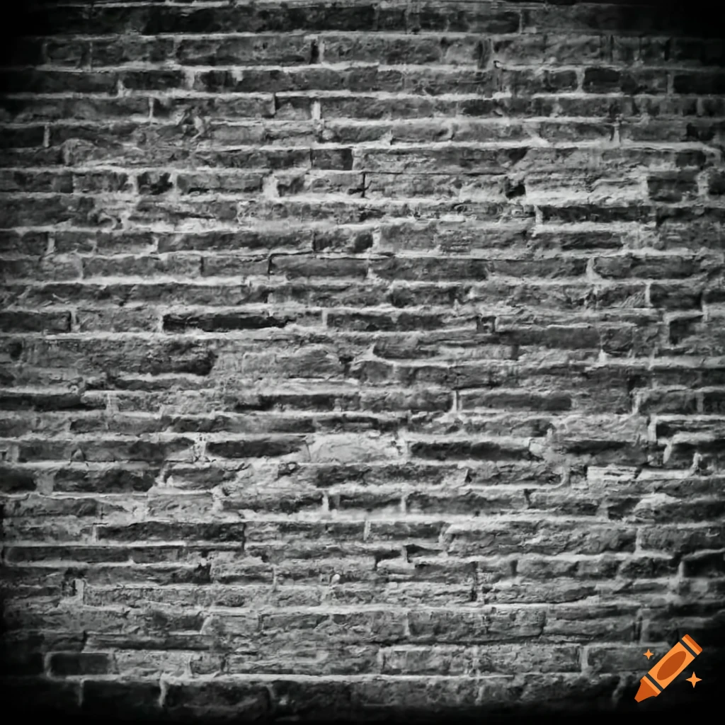 Brick Wall Sketch · Creative Fabrica