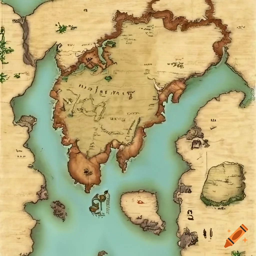 Fantasy continent map showing - 4bb94ebae1184253aadc2c4f7ad8e2e8.webp